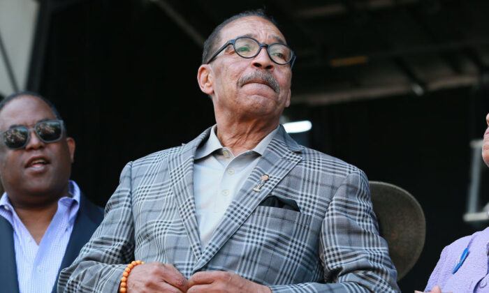Herb Wesson attends the official unveiling of City Of Los Angeles's Obama Boulevard in honor of the 44th President of the United States of America in Los Angeles, Calif., on May 04, 2019. (Leon Bennett/Getty Images)