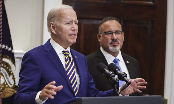 Biden and Cardona