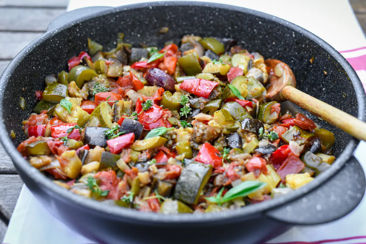 Made in one pot on the stovetop, this classic Provencal stew brings out the best in late summer produce. (Audrey Le Goff)