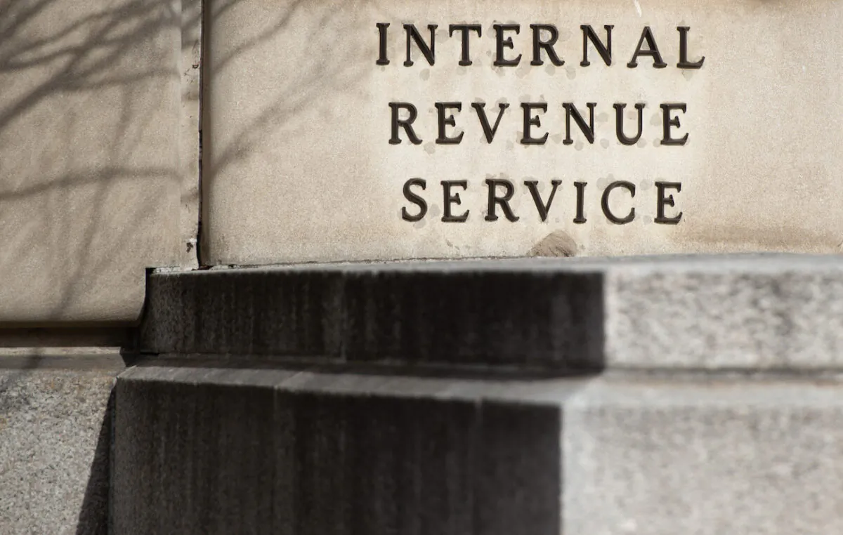 The Internal Revenue Service building in Washington, on Jan. 28, 2019. (Saul Loeb/AFP via Getty Images)