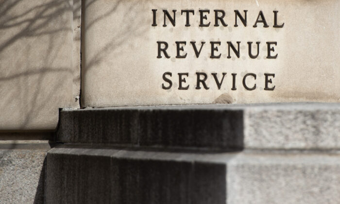 The Internal Revenue Service building in Washington, on Jan. 28, 2019. (Saul Loeb/AFP via Getty Images)