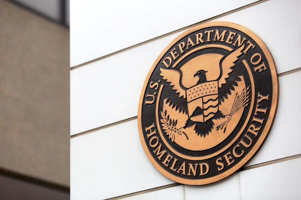 The U.S. Department of Homeland Security building in Washington on July 22, 2019. (Alastair Pike/AFP via Getty Images)