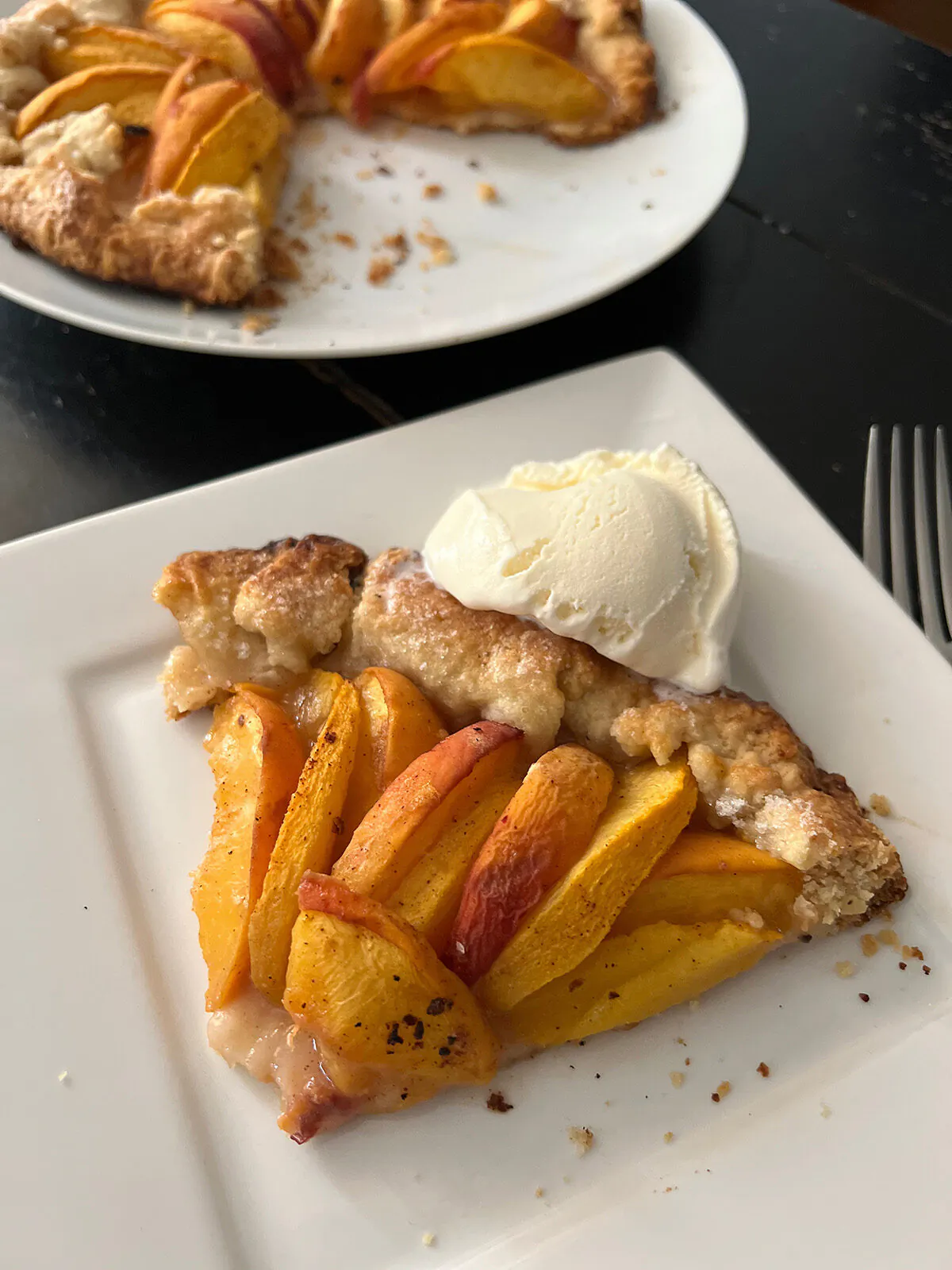 A free-form peach crostata is easier to make than pie, but just as sweet of a taste of summer. (Gretchen McKay/Pittsburgh Post-Gazette/TNS)