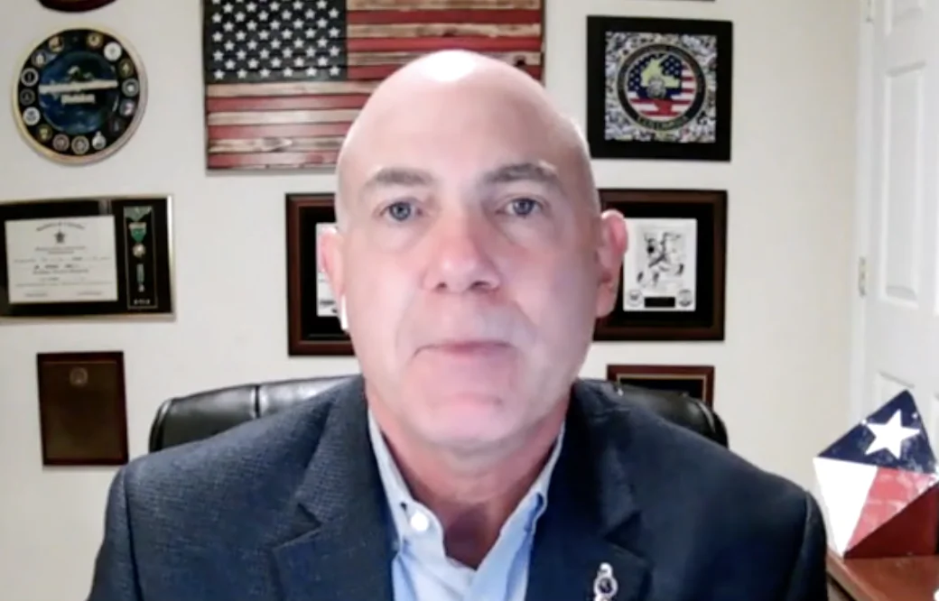 Derek Maltz, a former special agent in charge for the Drug Enforcement Administration, during an interview for NTD on Aug. 19, 2022. (NTD)