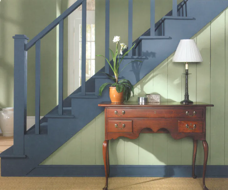 A splash of color can be a transforming face-lift that lightens and brightens paneled walls. (Sherwin-Williams/TNS)