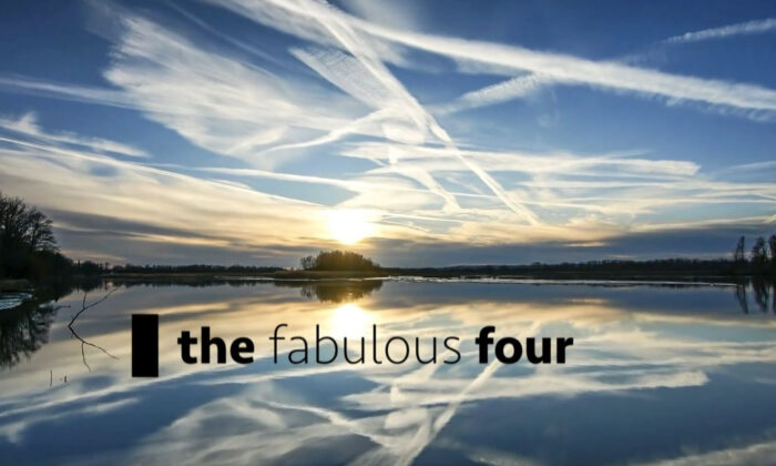 "The fabulous four" documentary on EpochTV. (Screenshot via The Epoch Times)