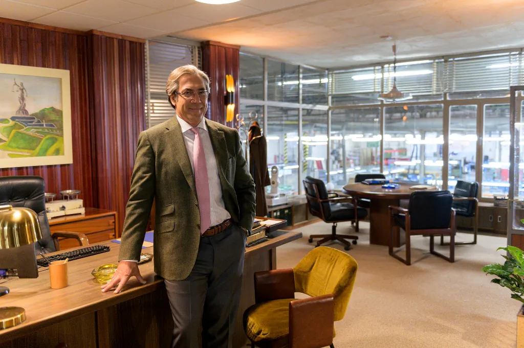 Javier Bardem as wily company president Julio Blanco in "The Good Boss." (Tripictures)