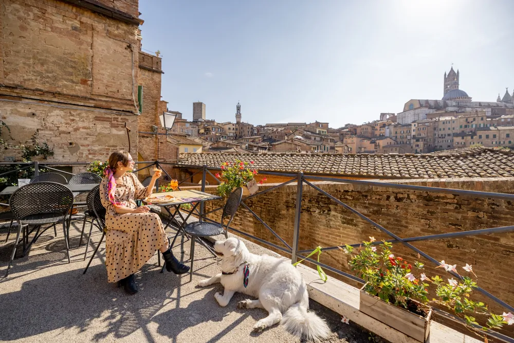 A common destination for daytrippers, Siena becomes a great place to explore once they leave. 
 (RossHelen/Shutterstock)