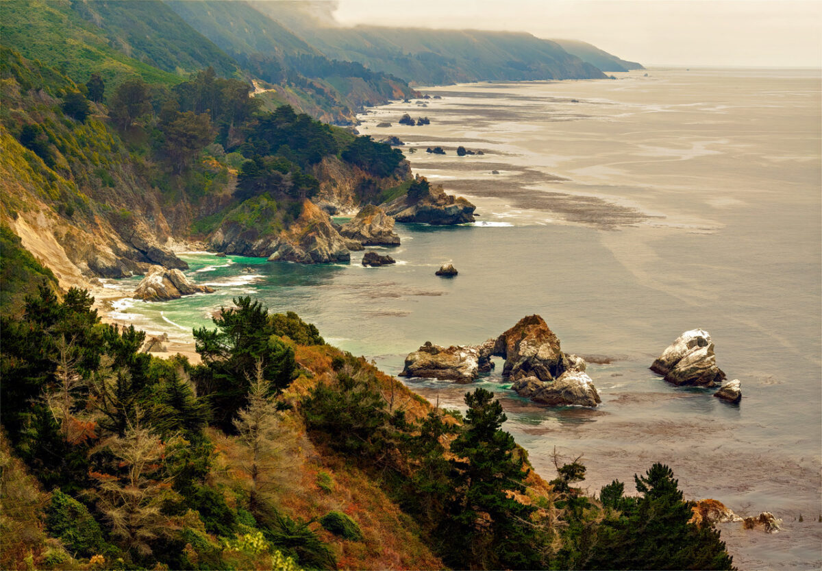 The rugged coastline
of Rocky Point at
Big Sur. (Maria Coulson)
