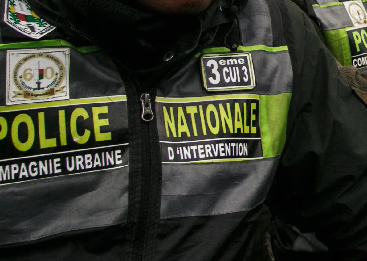 Logo of Madagascar police in a file photo. (Rijasolio/AFP via Getty Images)