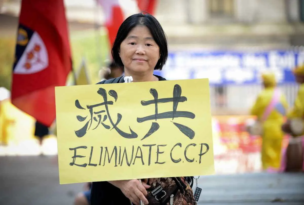 Auntie Chun, considered to be a "Hong Kong Silver-haired" protester during the 2019 Hong Kong Protests is living in Vancouver now. (Da Yu/The Epoch Times)