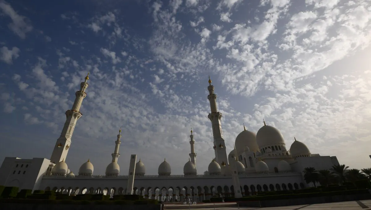 The Sheikh Zayed Grand Mosque in the Emirati capital Abu Dhabi on Nov. 6, 2018. (Giuseppe Cacace/AFP via Getty Images)
