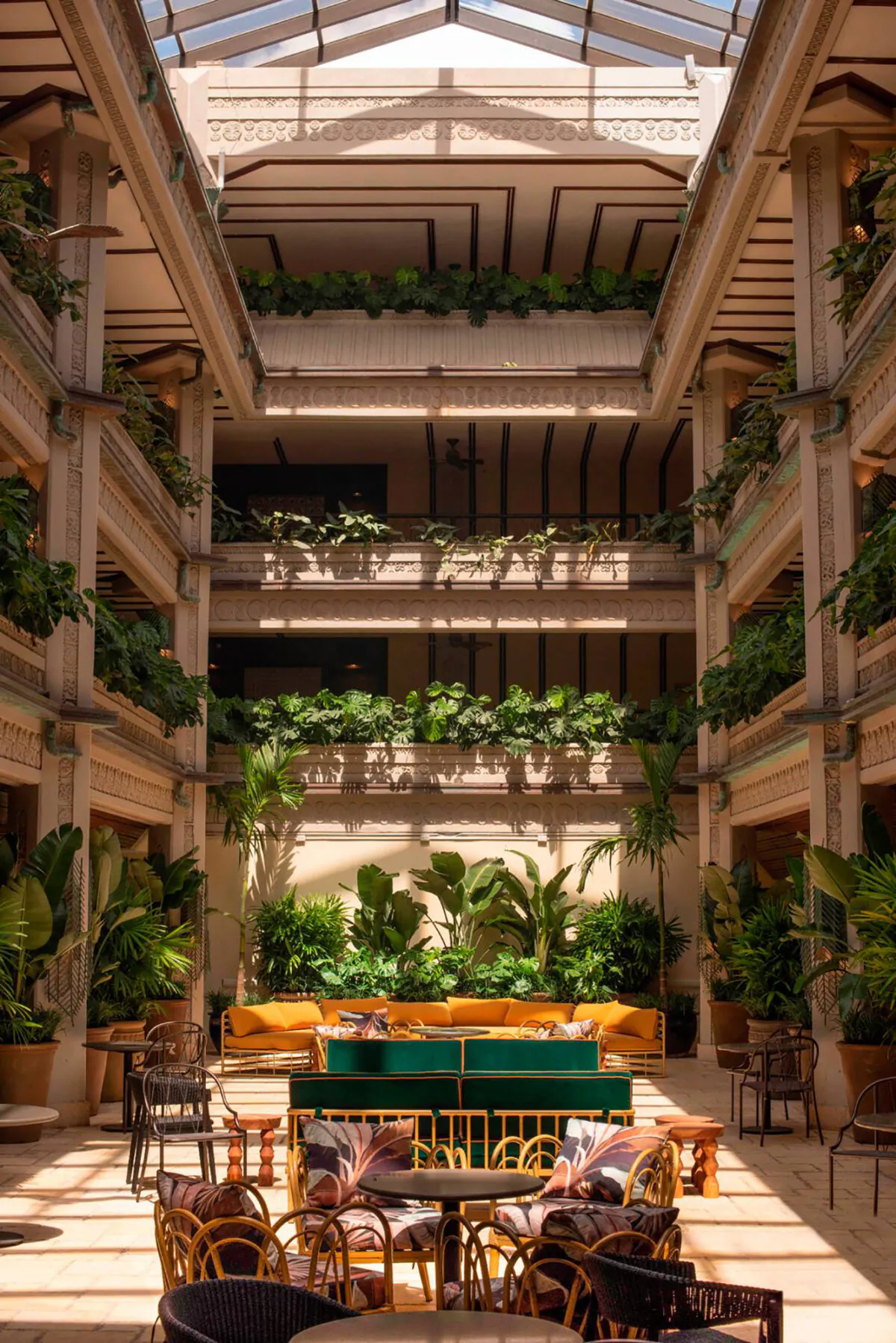 The covered Palm Terrace event space at Mayfair House Hotel & Garden in Coconut Grove. (Mayfair House Hotel & Garden/TNS)