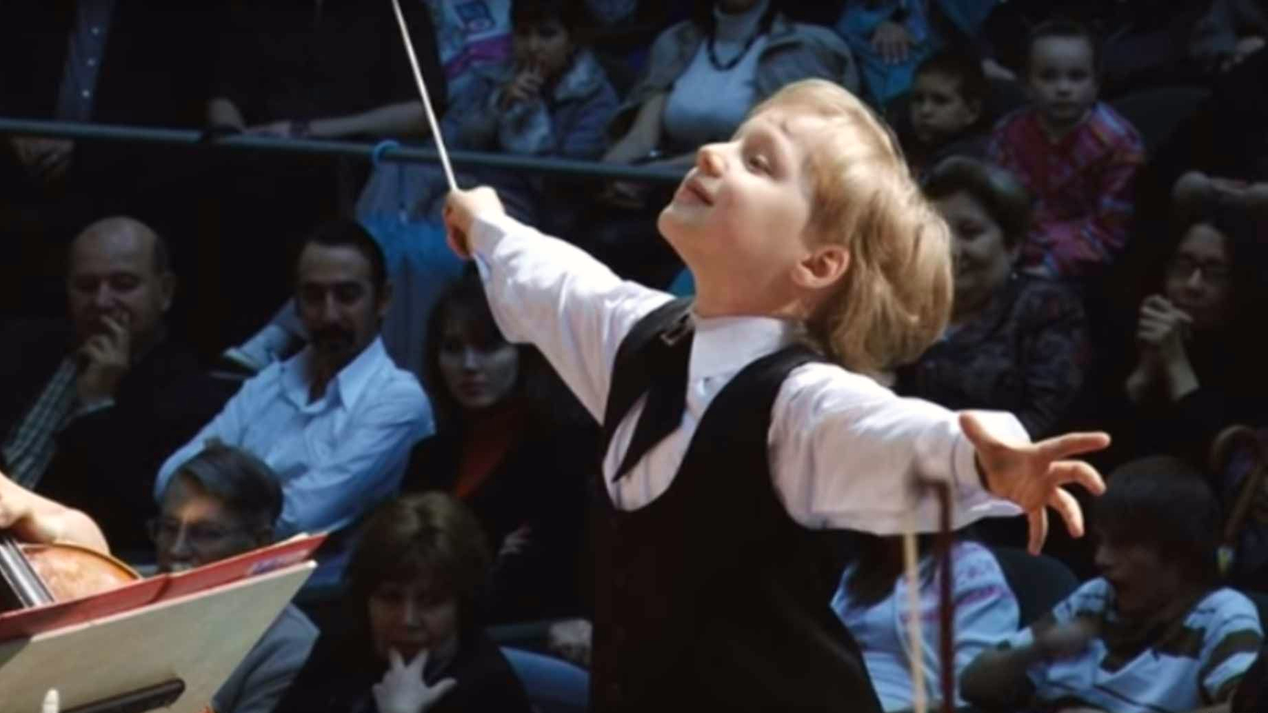 Edward Yudenich, 8 Years Old, Conducts Liszts Les Preludes | EpochTV