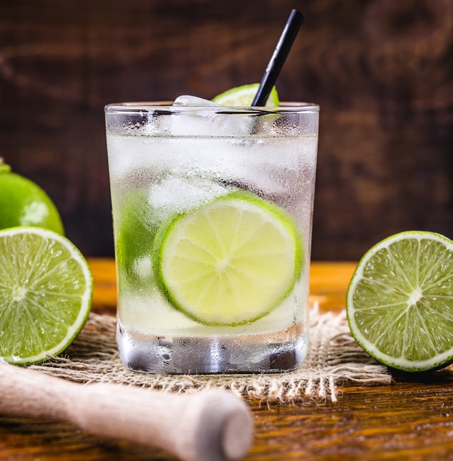 This refreshing cocktail is wildly popular in Brazil. 
(RHJPhtotos/Shutterstock)