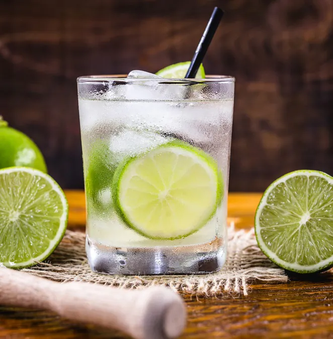 This refreshing cocktail is wildly popular in Brazil. 
(RHJPhtotos/Shutterstock)