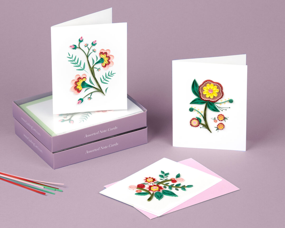 Each of Quilling Card's handmade greeting cards is a work of art. (Courtesy of Quilling Card)