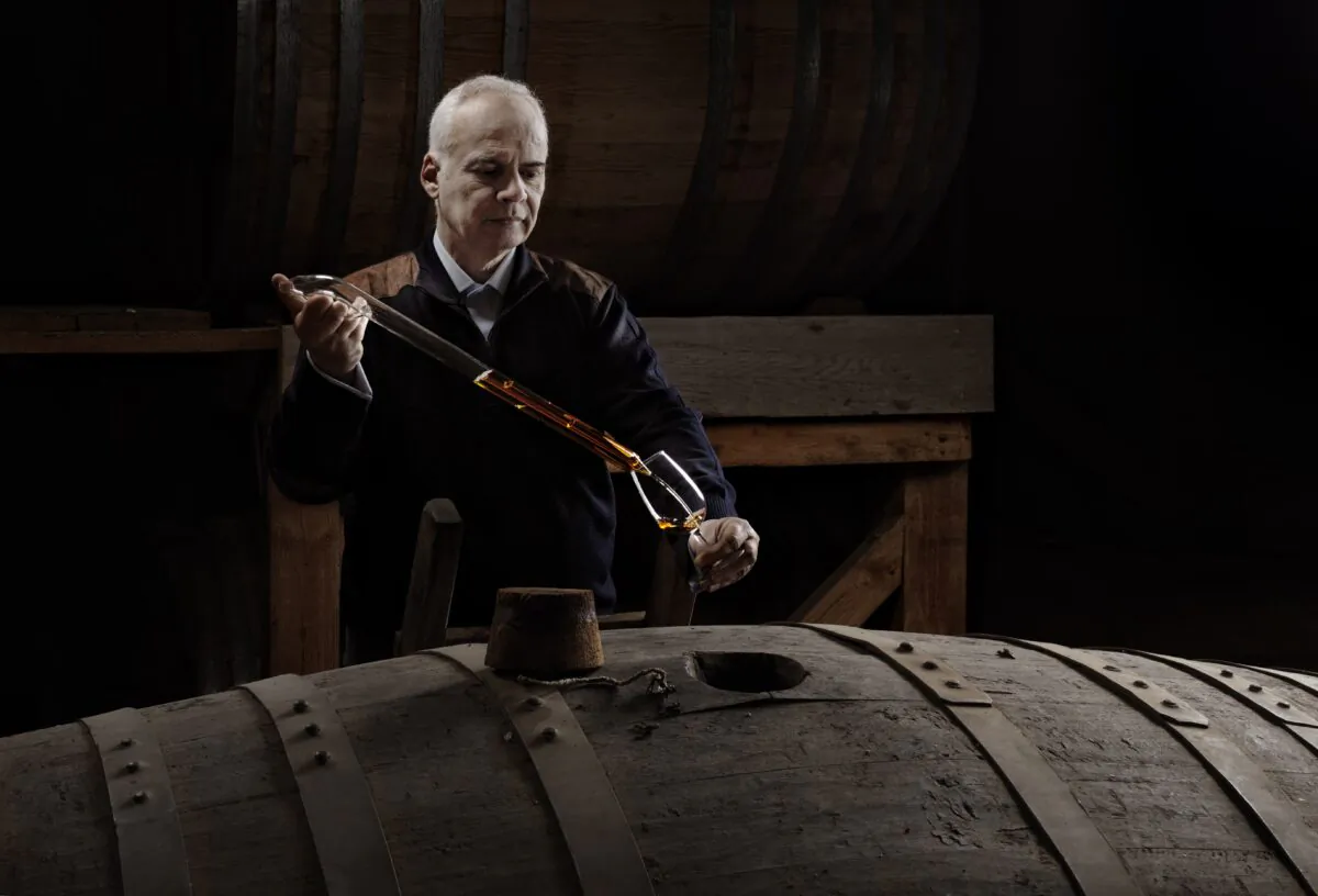 Constantinos Raptis is the current and longest-serving Metaxa Master—and one of only two people who know the exact process and ingredients behind the mysterious spirit. (Courtesy of Rémy Cointreau)