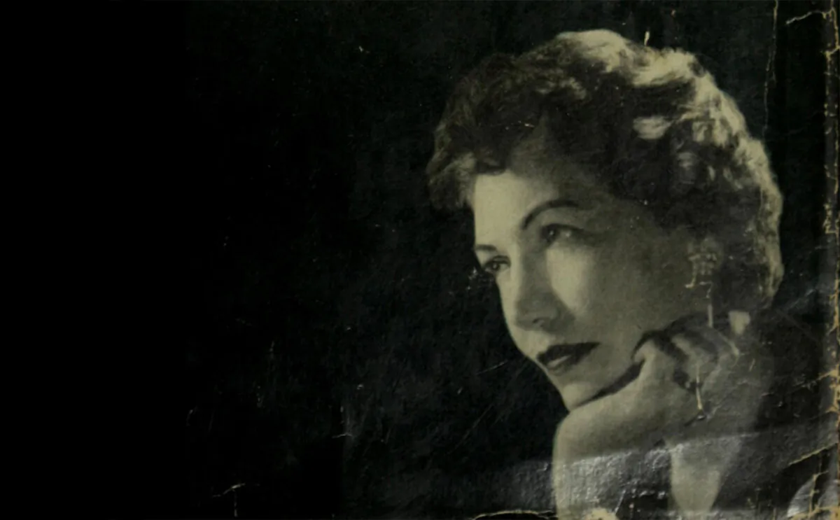 A portrait of Phyllis McGinley from a detailed view of book cover, "The Province of the Heart," in 1959.