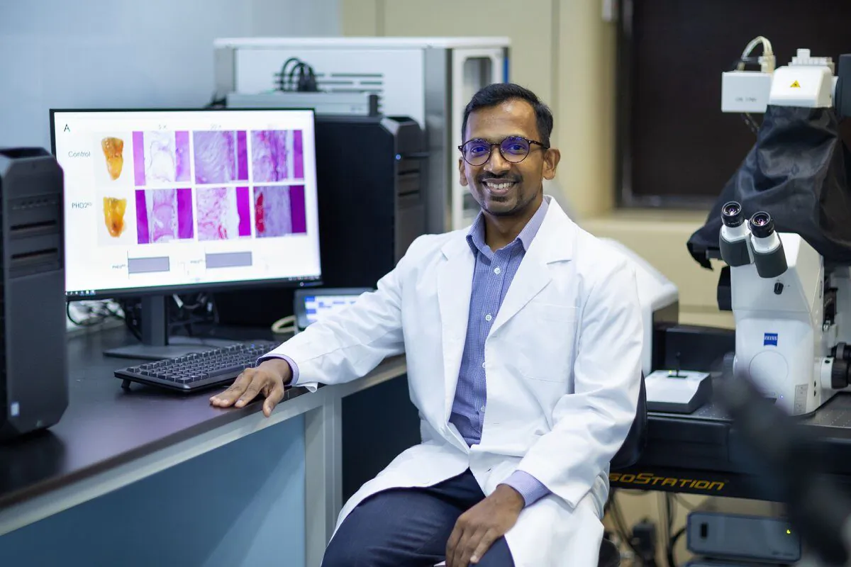 Dr. Waruna Dissanayaka and his research team at the University of Hong Kong (HKU) believe the results of their research will promote the development of new strategies to enhance the therapeutic potential of tooth stem cells. (University of Hong Kong)