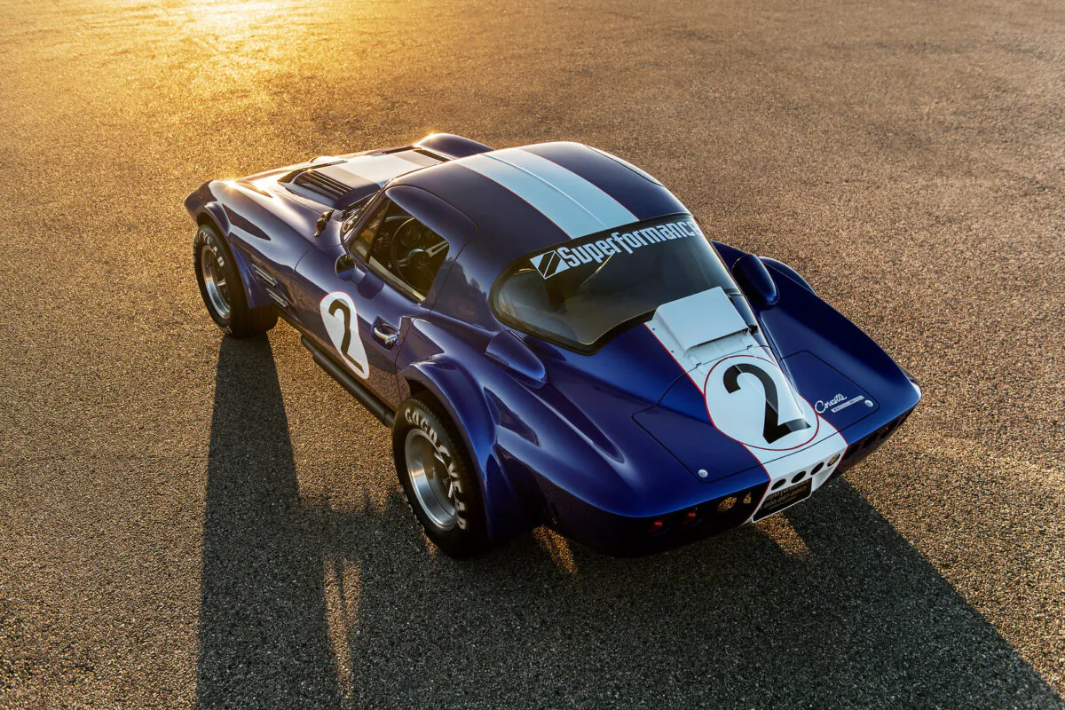 There are only five “real” 1963 Corvette Grand Sports, but you can build your own replica that is easier to own and you can drive every day.  (hillbankracing.com)
