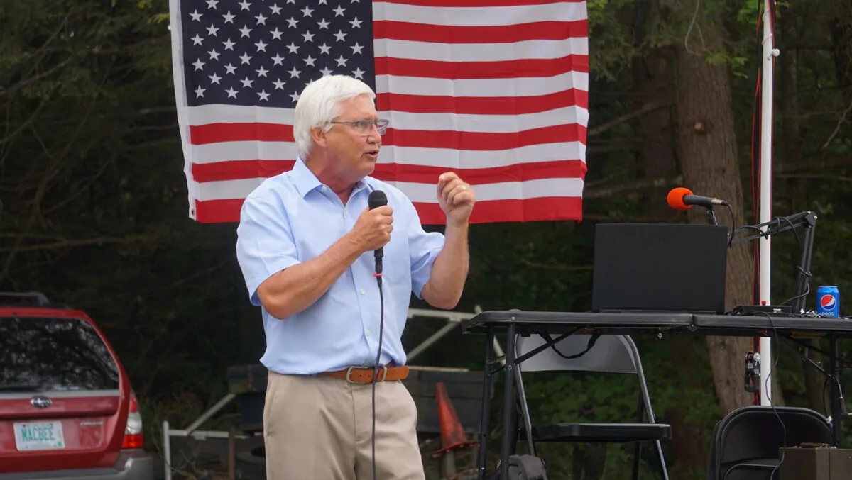 Landscaping business owner Chuck Morse, who's served eight years as president of the N.H. State Senate, speaks ahead of the Sept. 13 Republican primary for U.S. Senate. (Courtesy of Friends of Chuck Morse)