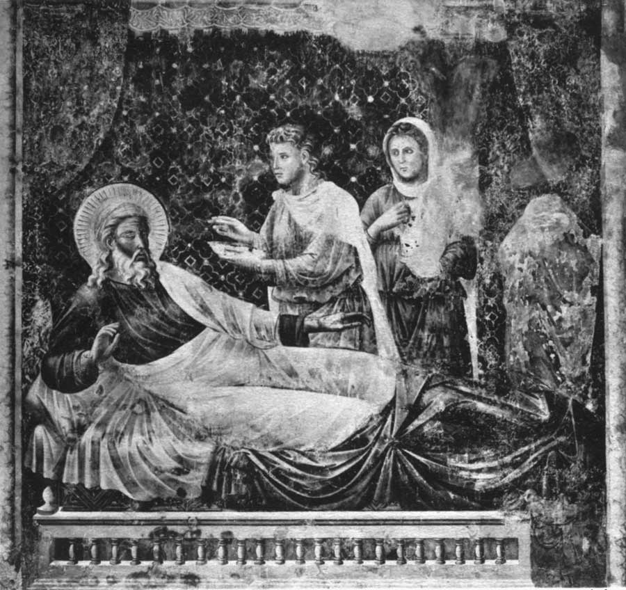 "ISAAC'S BLESSING" (After the fresco of the Roman School. Assisi: Upper Church of S. Francesco)