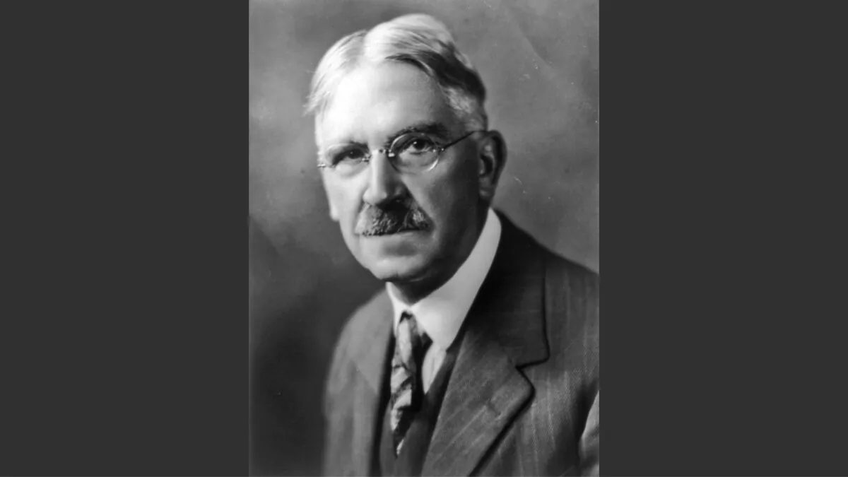 Studio portrait of John Dewey, circa 1915.(Hulton Archive/Getty Images)