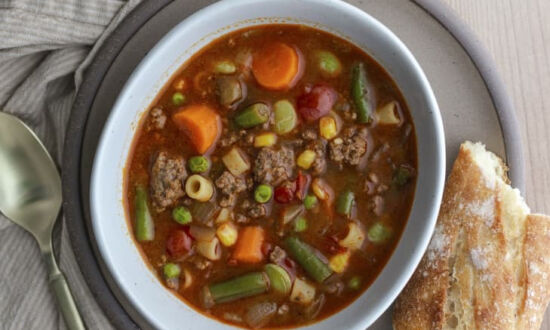 Hamburger Soup Is Nostalgic, Cozy