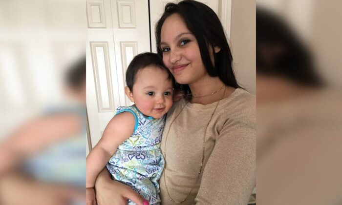 Jasmine Lovett and her daughter, Aliyah Sanderson, are shown in this undated police handout photo. (The Canadian Press /HO-Calgary Police Service)