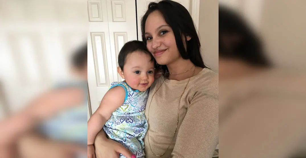 Jasmine Lovett and her daughter, Aliyah Sanderson, are shown in this undated police handout photo. (The Canadian Press /HO-Calgary Police Service)