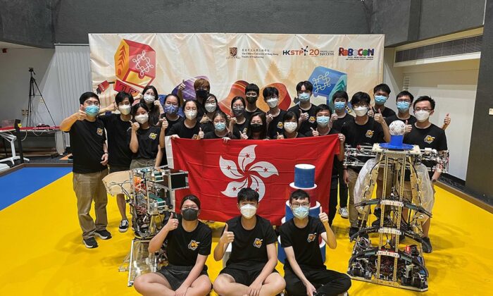 The robotics team of CUHK students, representing Hong Kong, has won the ABU Robocon for the second time. (Courtesy of the CUHK)