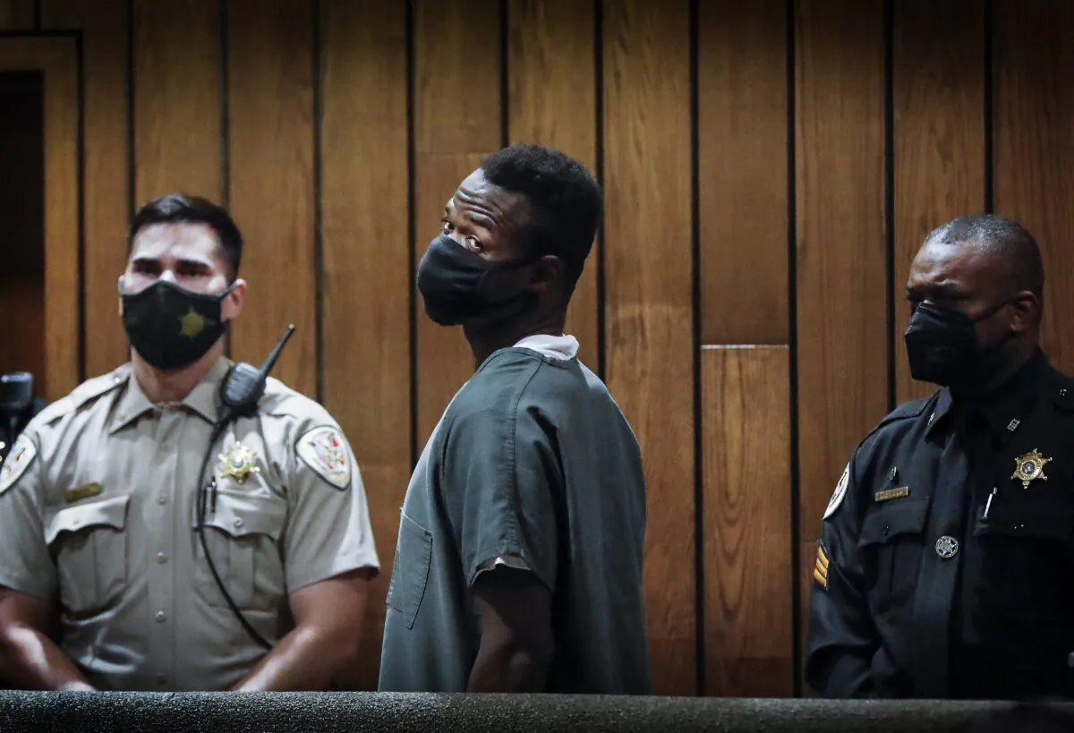 Cleotha Henderson, also known as Cleotha Abston, appears in Judge Louis Montesi courtroom for his arraignment in Memphis, Tenn., on Sept. 6, 2022. (Mark Weber/Daily Memphian via AP)