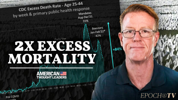 Excess Mortality Doubled for Americans Aged 35 to 44: Edward Dowd on New Society of Actuaries Data