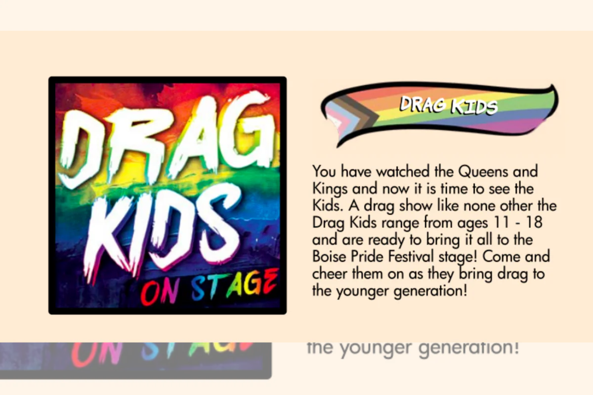 An advertisement for "Drag Kids" event at Boise Pride Festival, scheduled to take place from Sept. 9 to 11, 2022. (Boise Pride)