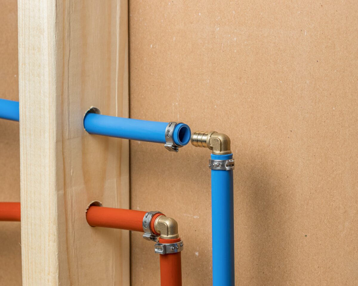 Flexible and fairly easy to work with, Pex pipes are becoming more popular for domestic water systems in the United States. (J.J. Gouin/Shutterstock)