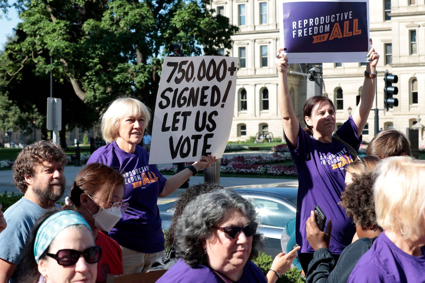 Progressive Women Rally Against Michigan's Reproductive Freedom for All Ballot Proposal - Vimarsana News