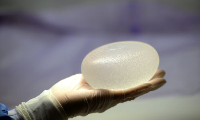 Silicone breast implants in a file photo. (Miguel Medina/AFP via Getty Images)