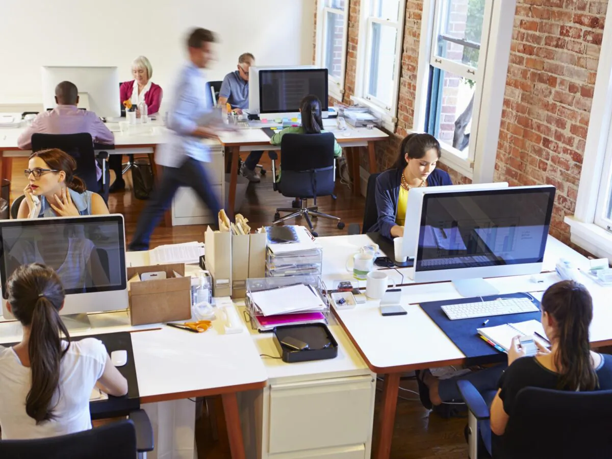 Workers at an office. (Monkey Business Images via Shutterstock)