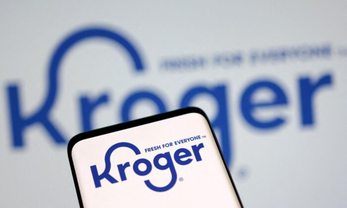 Kroger logo is displayed in this illustration taken September 5, 2022. (Dado Ruvic/REUTERS/Illustration)
