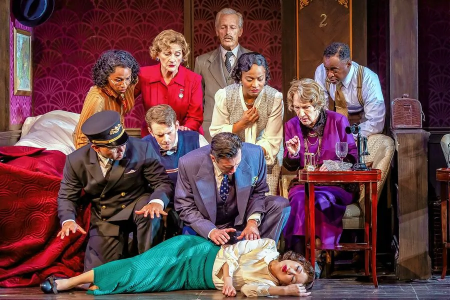 The cast of “Murder on the Orient Express.” (Brett Beiner)