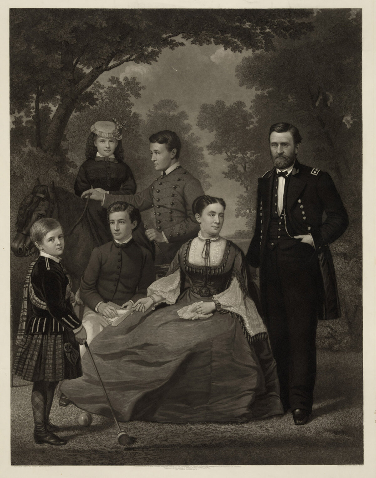 Gen. Grant and family