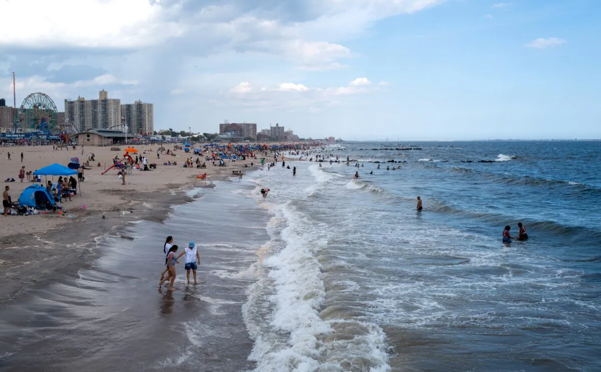 The beach at Coney Island in Brooklyn, New York, in a file photo. (Spencer Platt/Getty Images)