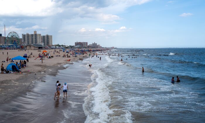 The beach at Coney Island in Brooklyn, New York, in a file photo. (Spencer Platt/Getty Images)