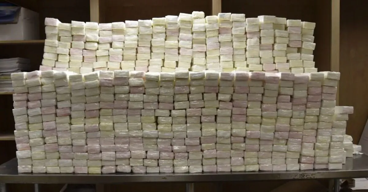 Packages of cocaine seized by U.S. Customs and Border Protection officers in a file photo. (U.S. Customs and Border Protection)