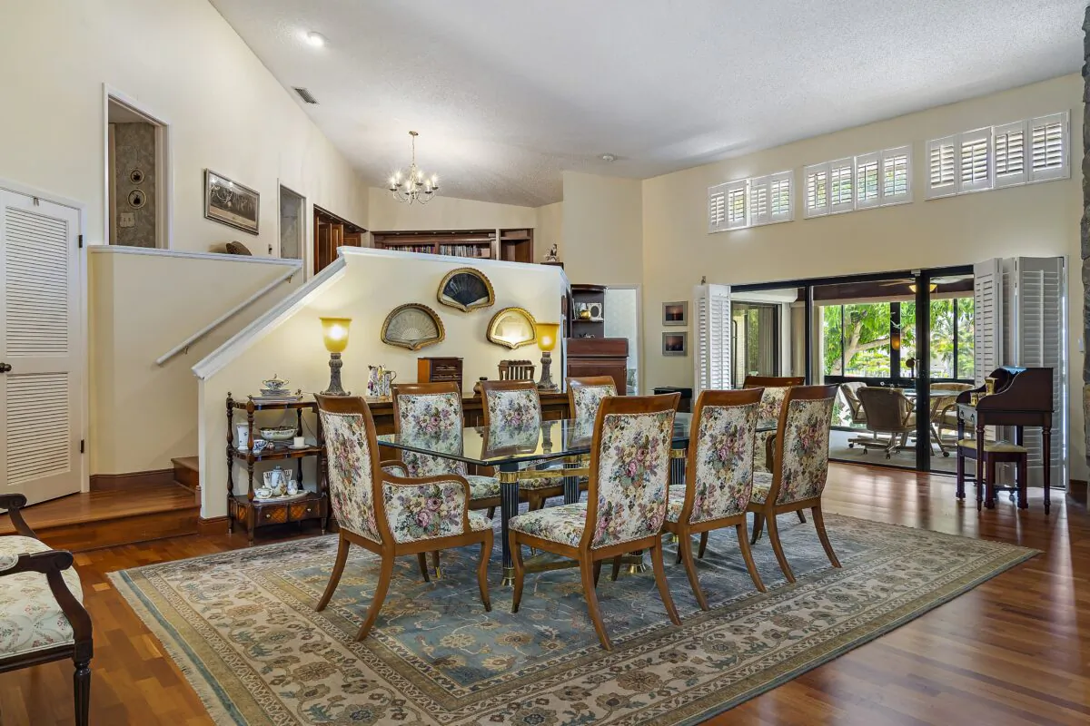 The well-equipped gourmet kitchen is adjacent to the main living area space. (Courtesy of Bear Karry Productions)