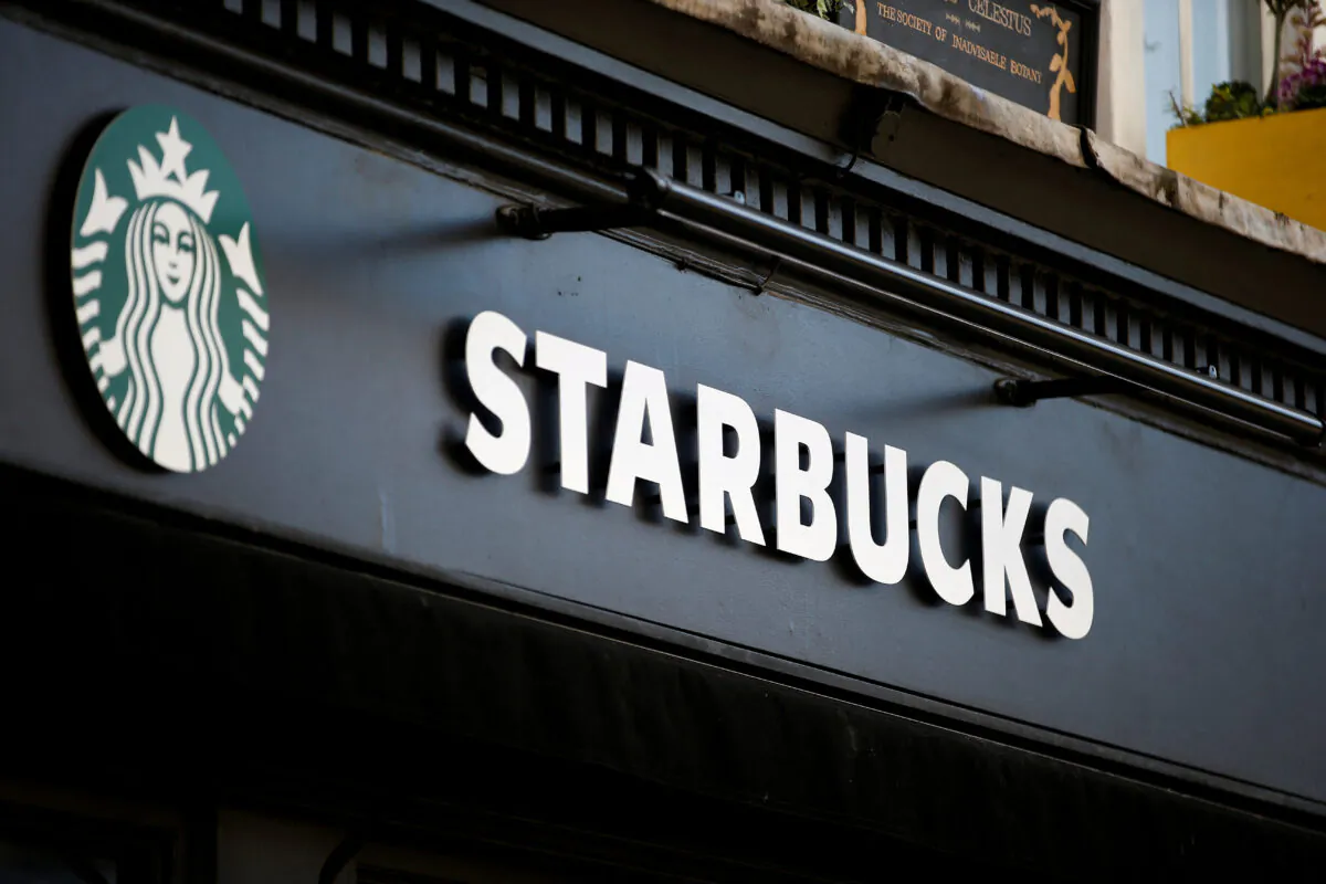 The Starbucks coffee shop in London on March 6, 2020. (Henry Nicholls/Reuters)