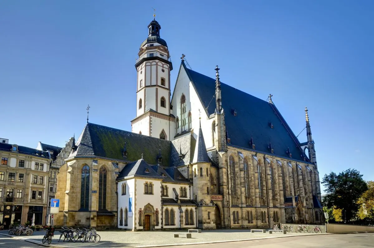 St. Thomas Church where Bach served as choir master and is the setting for "The Great Passion" by James Runcie. (Christian Draghici/Shutterstock)