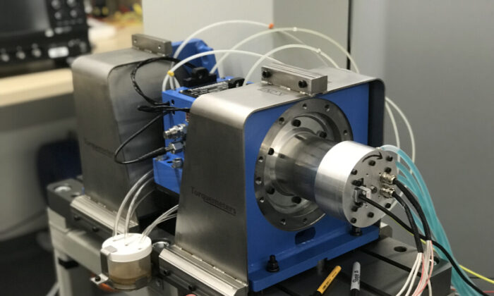 The new magnetically driven motor designed and built by a team at University of New South Wales. (Courtesy of Guoyo Chu)