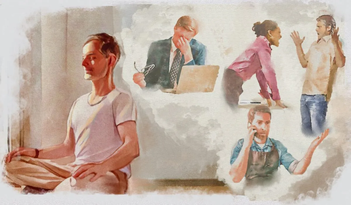 Learn to take a moment to turn within before reacting. (Fei Meng)